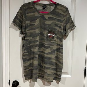 Torrid camo tee